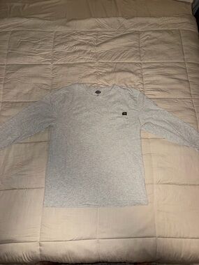 Dickies Heather Gray Long Sleeve Crew Tee